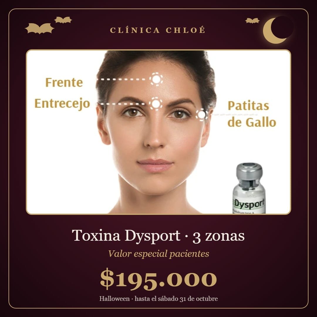 Toxina Dysport 3 zonas – Valor especial pacientes
